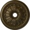 Ekena Millwork Tomango Egg & Dart Ceiling Medallion (Canopies up to 6 3/4"), 27 7/8"OD x 3 7/8"ID x 2 1/2"P, Brass CM27TOBRS - alternate 1